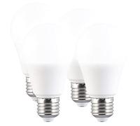4 ampoules LED E27 avec 3 niveaux de luminosité - 9 W - 830 lm - Blanc du jour [Luminea]