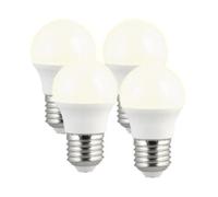 4 ampoules rétro LED E27 3 W - Blanc chaud Luminea