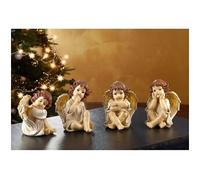 Article et décoration de fête Infactory 4 anges de Noël décoratifs - 20 cm