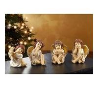 4 anges de Noël décoratifs - 20 cm [Infactory]