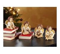 Infactory 4 anges de Noël décoratifs avec instruments de musique