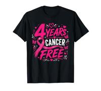 4 Ans de Sensibilisation au Cancer du Sein sans Cancer T-Shirt