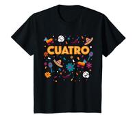 4 ans - Fête mexicaine - Anniversaire - Mexique - Cuatro Anos 4ème T-Shirt