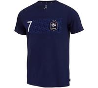 4 Ans - T-Shirt Enfant - France - Griezmann N°7 - Bleu Marine - Manches Courtes - 100% Coton Multicolore