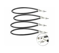 : 4 antivols avec chaîne en acier de 1 m de long et de 18 mm de diamètre