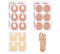 4 arches avec un total de 24 coussinets en feutre, 1 planche avec 4 coussinets en forme de U, coussinets de soins des pieds, coussinets confortables pour les pieds, coussinets métatarsiens, coussinets