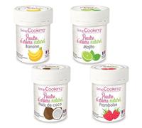 4 arômes alimentaires naturels en poudre - Cocktail Scrapcooking