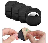 4 Articles supports Airtag,Supports Adhésifs pour Airtag et Moto Tag, Étuis pour Apple AirTag, Étui en Tissu Airtags,Dos Adhésif 3M, pour Les Voitures, Vélos, Drones, Téléphones Portables,Skis,Valises