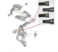 4 ARTICULATIONS SILENTBLOCS SUPPORTS SILENT BLOC TRIANGLE PEUGEOT 407 407 SW AUT