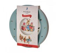 4 Assiettes Pierre Lapin Noël 20 Cm