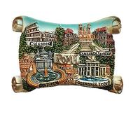 4 Attractions of Rome Italy Aimant de réfrigérateur 3D Cadeau souvenir Décoration de maison et de cuisine Autocollant magnétique Roma Italie Aimant de réfrigérateur
