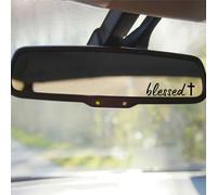 4 autocollants „Blessed“ pour rétroviseur, bénédiction pour conduite sécurisée, joli cadeau pour conducteurs, autocollant pour voiture, stickers van life
