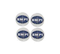 4 Autocollants Empi pour cache-moyeux de roues - Bleus