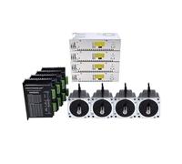 4 Axis CNC Router Kit 8.0Nm Nema 34 Stepper electronic starter + DM860I Stepper Driver + 60V Power Supply RUAJOGYNVM