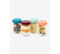 4 babybols en verre (220 ml) multicolore TU