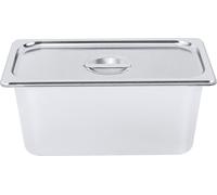 4* bacs GN 1/3 GastroNorm en acier inoxydable bacs gastronomiques avec couvercle 6" de profondeur