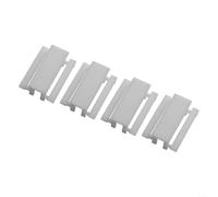 4 Bancs Miniatures Réalistes ABS pour Maison de 4 Bancs Miniatures(gray)