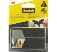 4 bandes auto-agrippantes noir SCOTCH L.7.6 x l.25 mm