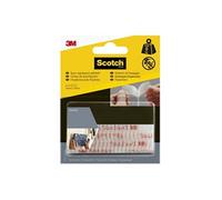 4 bandes auto-agrippantes transparent L.7.6 x l.25 mm