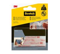 4 bandes auto-agrippantes transparent SCOTCH L.7.6 x l.25 mm