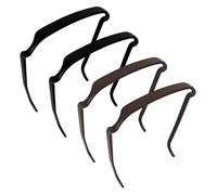 4 Bandes De Cheveux Carrées, Bandes De Cheveux En Plastique, Décoration De Bandeau Pour Femmes, Accessoires De Cheveux Avec Coiffure Fixe