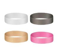 4 Bandes Silicone pour Perruques - Fixation Invisible Anti-Glisse Réglable | Maintien Confortable pour Postiches Femmes/Hommes | Accessoire Discret sans Collage Nécessaire