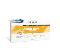 4 Barres Protéinées Crispy Chocolat Coco - 11g Protéines, Riche en Fibres, Faible en Sucres - Prise de Masse, Énergie et Plaisir - Snack Protéiné - Encas Sain - Texture crunchy - IMPULSE NUTRITION