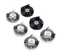 4 Bases D'engrenages En Plastique Et 2 Engrenages En Caoutchouc, Compatibles Avec Le Mixeur Magic 250 W. Pièces De Rechange