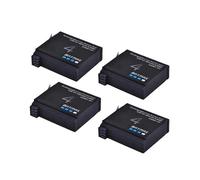(4 Battery)Batmax 1680mAh Gopro Hero 4 Battery Replacement + LED 3-Slot USB Charger for GoPro HERO4 GoPro AHDBT-401 Ac