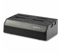 StarTech.com 4-Bay USB 3.1 to SATA Hard Drive Docking Station, 10Gbps USB Hard Drive Dock, External 2.53.5 SATA III (6Gbps) SSDHDD Docking Station, Hot-Swap Hard Drive Bay - Dual 60mm Fans, Top-Loading - boitier externe - SATA 6Gb/s - USB 3.1 (Gen 2)