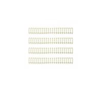 4 Binding Wires Gold - Spirales Reliure 1,58 Cm