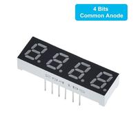 4 bit Red Anode 0.28 pouces affichage de LED Tube numérique 1Bit 2Bit 3Bit 4Bit affichage Anode commune/Cathode 0.28 ""7 segments Led panneau d'affichage