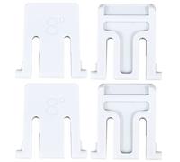 4 Blanc pièces Support de Clavier Support de Clavier Pieds Jambes Support de Clavier Kit de Remplacement pour Clavier Logitech K200 K260 K270 K275