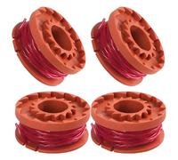 4 Bobine,Ø1.65 mm 3 mètres,Compatible avec WORX 20V Grass Trimmers WG180 /WG163/ WG175,Bobine de fil de rechange