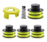 4 Bobine Fil Coupe Bordure Compatible avec Ryobi RAC118 RAC119,Convient pour Ryobi RLT3025F,RLT3025S,RLT3525S,RLT2523,Ø1,2mm-8,4m