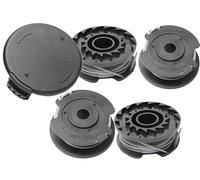 4 Bobine Rechange pour Coupe Bordure,F016800569 F016800385 Compatible avec Bosch ART 23 SL/ART 26 SL/ART 2300/ART 23-28/ART EASY(F016800569/F016800385),avec 1 pièce Couvercle(F016F04557)