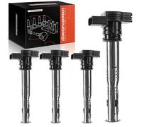 4 bobines d'allumage compatible avec A4 A5 A6 A8 Q3 Q5 TT Octavia Superb Leon Beetle Golf Jetta Passat Polo 2003-2018 07K905715A