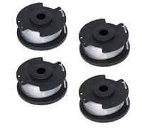4 Bobines De Fil De Rechange Compatible Avec Einhell GE-CT 18/28 Li Et GE-CT 18/260 Li, Bobine Fil Nylon Pour Coupe-Bordures Avec Système Autofeed, Accessoire De Remplacement Pour Tondeuse