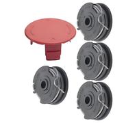 4 Bobines de fil et 1 Couvercle de bobine Compatible avec Bosch ART 24 27 30 ART 30-36 li Débroussailleuse, F016800351 Bobine de Rechange