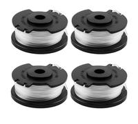 4 Bobines de Fil Nylon pour Débroussailleuse Parkside, Bobine Fil Coupe Bordure Parkside 1,6 mm x 5 m, Compatible avec Einhell GE-CT 18/28 Li, GE-CT 18/28 Li TC, et Parkside PRTA 20-Li C3