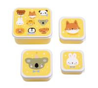 4 boites à gouter gigognes Animaux A Little Lovely Company