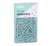 4 boîtes de 140 clips 28 mm couleurs pastel Apli 18149