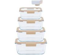 4 boîtes de conservation sous vide + pompe Pebbly PKV-056 G