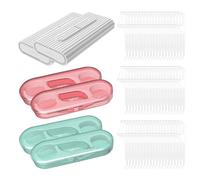 4 Boîtes De Fil Dentaire Et 2 Boîtes De Fil Dentaire Automatiques, Boîtes De Fil Dentaire Portables, Boîtes De Fil Dentaire En Plastique, Accessoires De Voyage