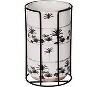 4 bols avec support Palm - Table Passion - Décoré - Grès