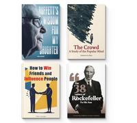 4-Book Success, Influence and Wealth Wisdom Collection: Buffett’s Wisdom for My Daughter, The Crowd, How to Win Friends and Influence People, and The 38 Letters of Rockefeller to His Son