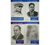 4 Books Combo (Babasaheb Dr. Ambedkar's THE KATHMANDU SPEECH + Communal Deadlock and a way to Solve It + Waiting for A Visa + Castes in India)
