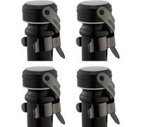 4 Bouchon de vin et champagne réutilisable en inox et silicone Vendos85