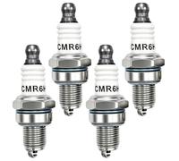 4 Bougie CMR6H pour Stihl MS170 MS171 MS181 MS211 BR500 BR550 BR600 | Bougies d'Allumage CMR6H pour Bosch USR7AC pour NGK 3365 Tondeuses à Gazon Tronçonneuses et Débroussailleuses