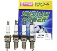 4 Bougie d’Allumage Iridium Denso IXU27 Abarth 500 500L 500X 1.4 Turbo